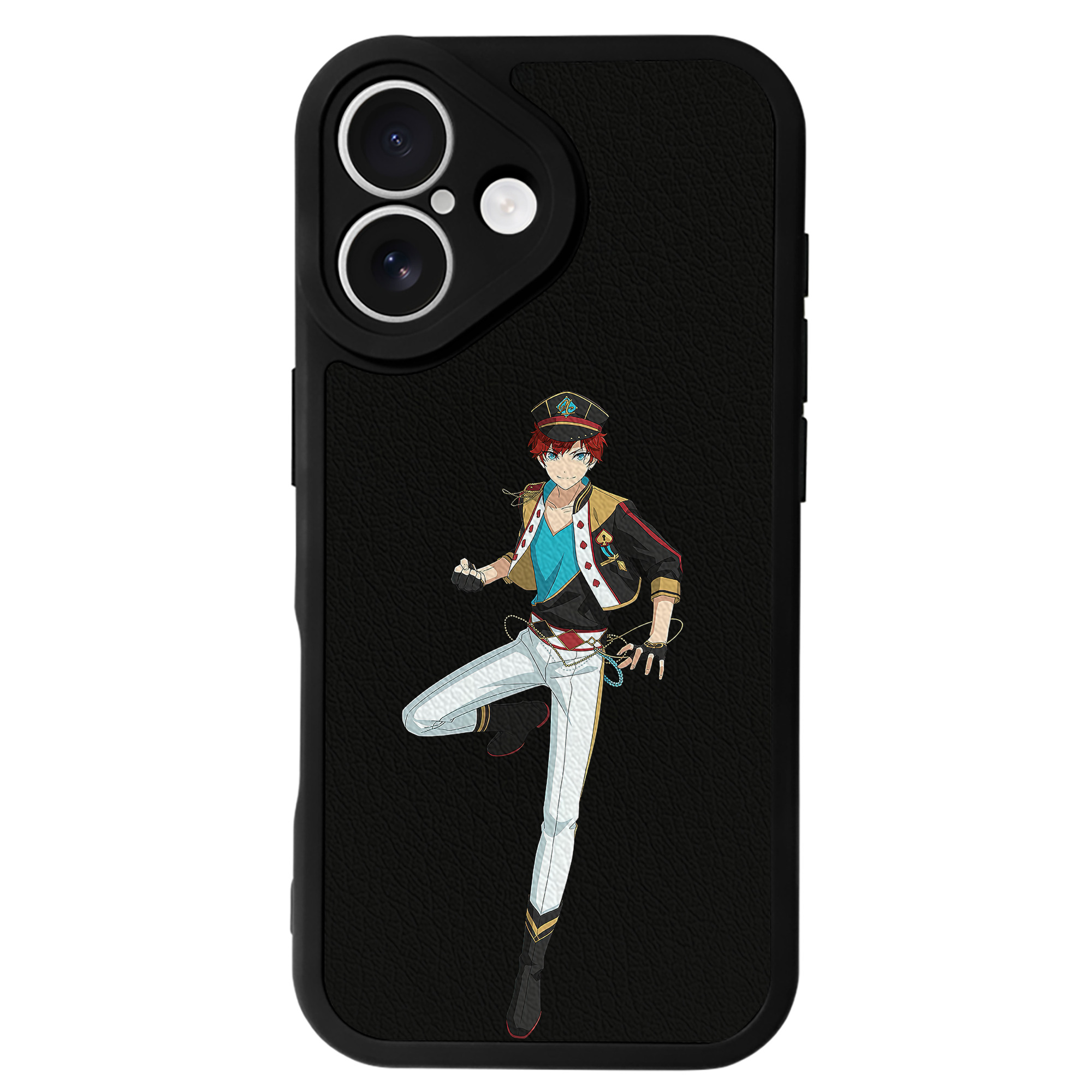 （画像用） あんさんぶるスターズ! Ensemble Stars 【iPhone 16シリーズ対応】シリコンスマホケース（レザー調） 材質：シリコン